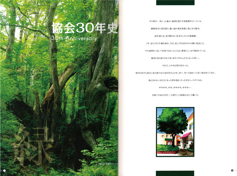 兵庫県空調衛生工業協会30th記念パンフ
